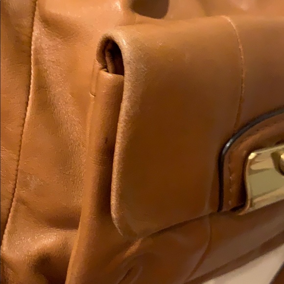 Camel color COACH shoulder or cross body - Picture 3 of 8